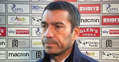Gutted Gio van Bronckhorst confesses Rangers form is 'not acceptable' but remains defiant amid fan fury