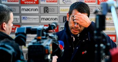 Gio van Bronckhorst responds to Rangers fan fury after St Johnstone loss with scathing assessment
