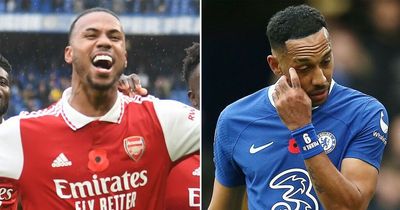 Arsenal hero Gabriel taunts Pierre-Emerick Aubameyang after statement Chelsea victory