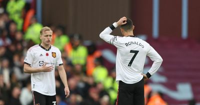 Manchester United player ratings vs Aston Villa as Alejandro Garnacho decent and Donny van de Beek poor