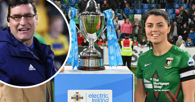 Glentoran captain Jessica Foy dedicates Irish Cup final goal to Frankie Wilson