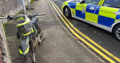 Biker who said he would 'smoke' Nottinghamshire police officers stalls vehicle before moving