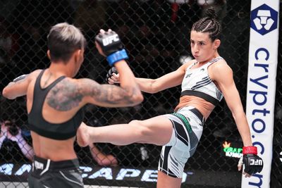 Marina Rodriguez disagrees with stoppage in loss to Amanda Lemos: ‘I’m there to face a lot more’