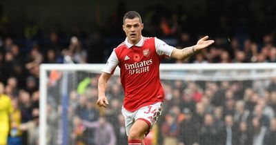What Arsenal midfielder Granit Xhaka did on live TV following battling win over Chelsea