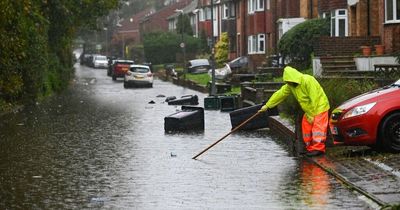 UK hit hard by floods after night of torrential rain followed by more downpours