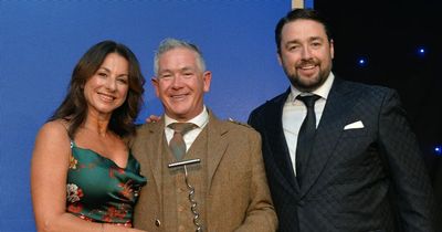 Comedian Jason Manford presents Ayrshire hotel and restaurant boss with top industry award