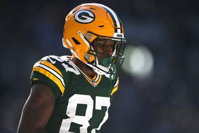 Packers rookie WR Romeo Doubs carted off with ankle injury