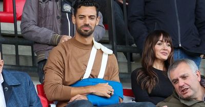 Arsenal's Pablo Mari pictured for first time after being stabbed wearing a sling