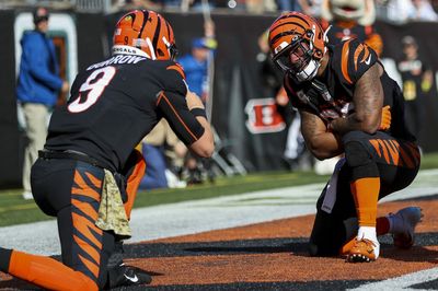 Joe Mixon scores 4 TDs as Bengals take 35-0 halftime lead over Panthers