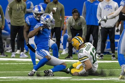 Aaron Rodgers had a terrible, horrible, no good, very bad day vs. the Lions