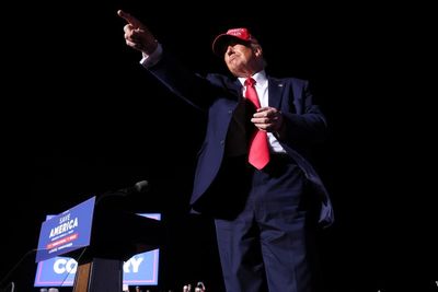 Crowd cheers as Trump attacks Nancy Pelosi after assault on House speaker’s husband