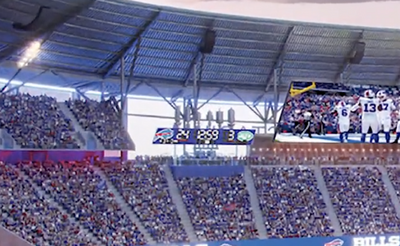 The Jets threw the Bills’ stadium rendering shade back at them in a hilarious postgame burn
