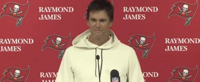 Tom Brady was thrilled to open his press conference with an F-bomb after the Bucs’ comeback win