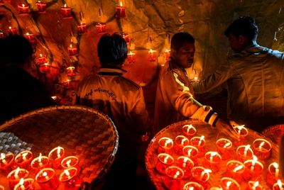 Myanmar hot-air balloon festival returns with a bang