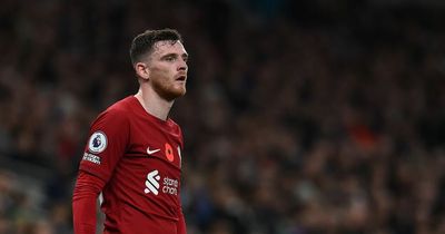 'Just been booed off' - Andy Robertson makes 'incredible' Liverpool claim