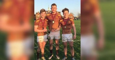 Tributes paid to 'super fit' rugby player, 20, died after collapsing 4,000 miles from home