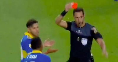 Boca Juniors game ends with 10 red cards as World Cup referee loses plot in cup final