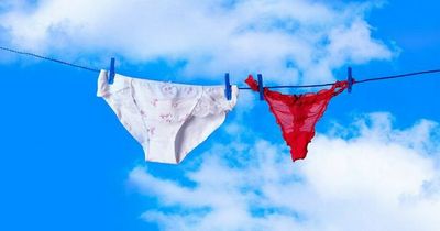Cleaning expert advises living by 'two-day wear' rule for underpants
