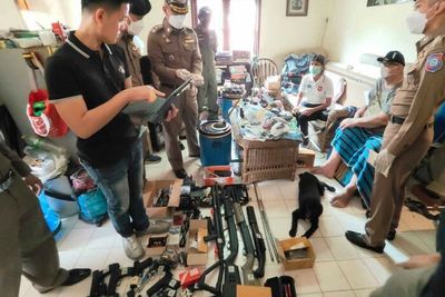 Homemade weapons cache found at retired New Zealander's house in Phuket