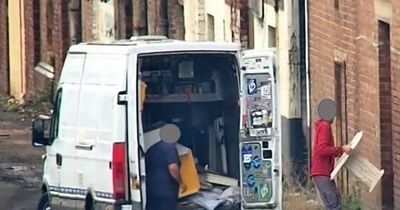 Men face losing van after being caught red handed