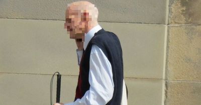Blind East Kilbride paedophile bursts into tears as he's jailed over horrific child abuse stash