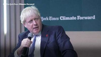 Watch: Boris Johnson promises support for Sunak but warns against backsliding on net zero