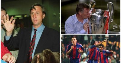 Cruyff helped Manchester United and Sir Alex Ferguson win the Champions League