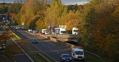 A77 gridlocked after single car crash on Ayrshire's busiest road