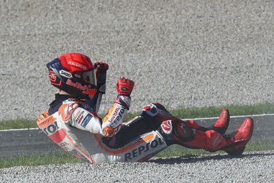 Marquez says MotoGP Valencia crash due to "braking too late"