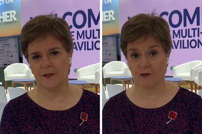 Nicola Sturgeon fires back at Tory critics who attack her attendance at COP27