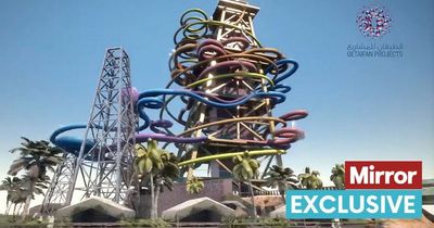 England and Wales fans can enjoy world's tallest water slide as it's unveiled in Qatar