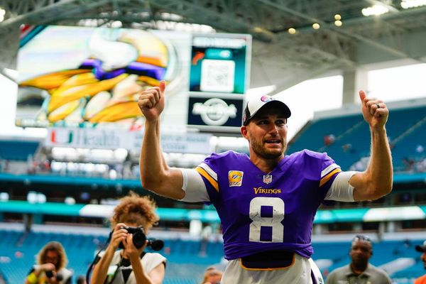 Shirtless Kirk Cousins, aka 'Kirko Chains,' leads a Vikings team