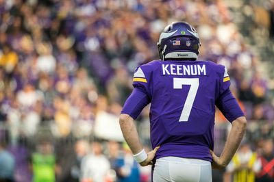 Vikings might be facing Case Keenum at quarterback in Week 10 vs. Bills