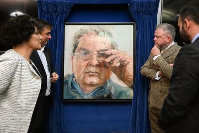 Portrait of Nobel Peace Prize winner John Hume unveiled at Westminster