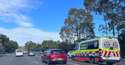 Four-car crash at intersection of Lake and Newcastle Link roads