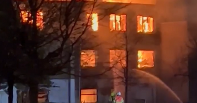 Huge fire rips through Scots Poundstretcher store as crews battle through the night to contain blaze