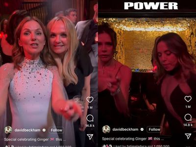 ‘A friendship for life’: Spice Girls reunite on dance floor at Geri Horner’s 50th birthday party