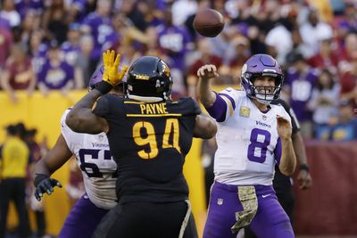 Kirk Cousins earned Daron Payne’s respect Sunday’s game