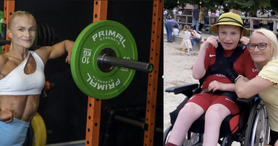 Scots mum took up bodybuilding to deal with stress of raising disabled son