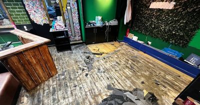 Popular barbers forced to close after blocked drain keeps flooding it