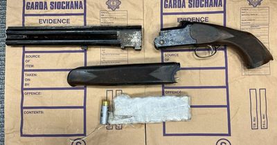 Two men arrested after shotgun and ammunition found in rucksack in Finglas