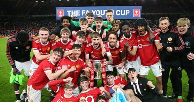 Manchester United academy win award for record-breaking FA Youth Cup triumph
