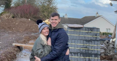 TJ Reid and wife Niamh De Brun celebrate as they begin to build their 'forever home'
