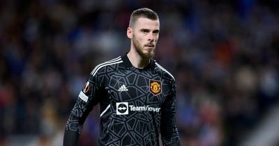 David de Gea reacts to Manchester United drawing Barcelona in Europa League play-off