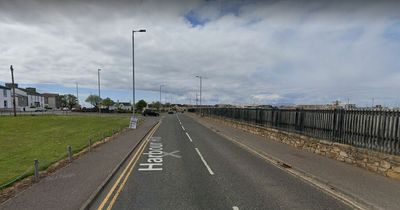 Trauma team and air ambulance rush to Ayrshire harbour after two-car crash