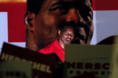 Herschel Walker tells rally he’ll protect any ‘martians living in the US’ as they are ‘my family too’