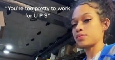 Mum-of-four UPS delivery driver is constantly told she's 'too pretty' for job