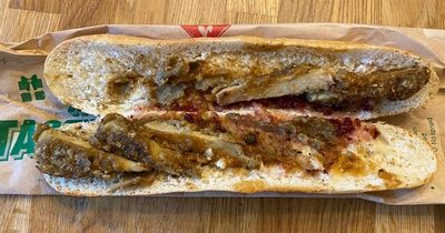 I tried Greggs' new vegan Turkey-free and Stuffing Christmas baguette and it's pretty disappointing