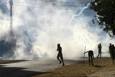 Sudan forces fire tear gas at pro-democracy protesters