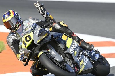 Marini heads Valencia 2023 MotoGP pre-season test, Bastianini crashes